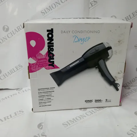 BOXED TONI & GUY DAILY CONDITIONING DRYER