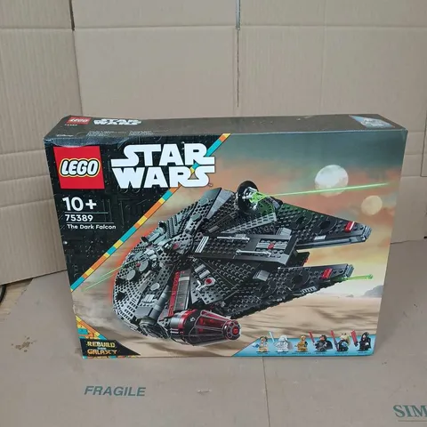 BOXED LEGO STAR WARS THE DARK FALCON 75389