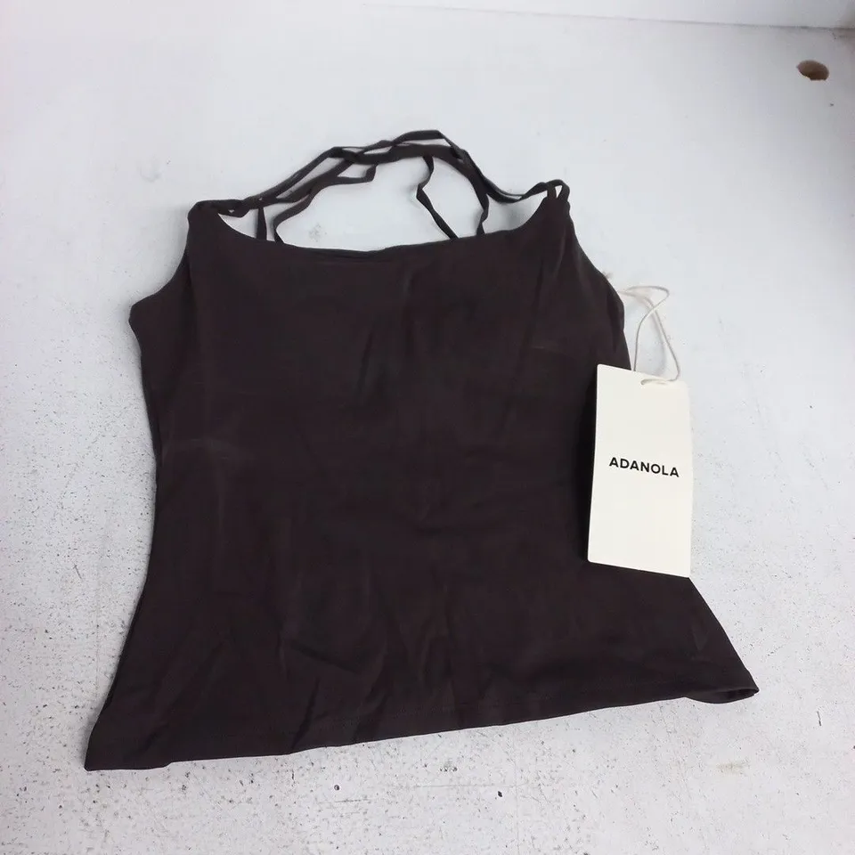 ADANOLA ULTIMATE CROSS BACK TOP – COFFEE BEAN (WOMEN) - L