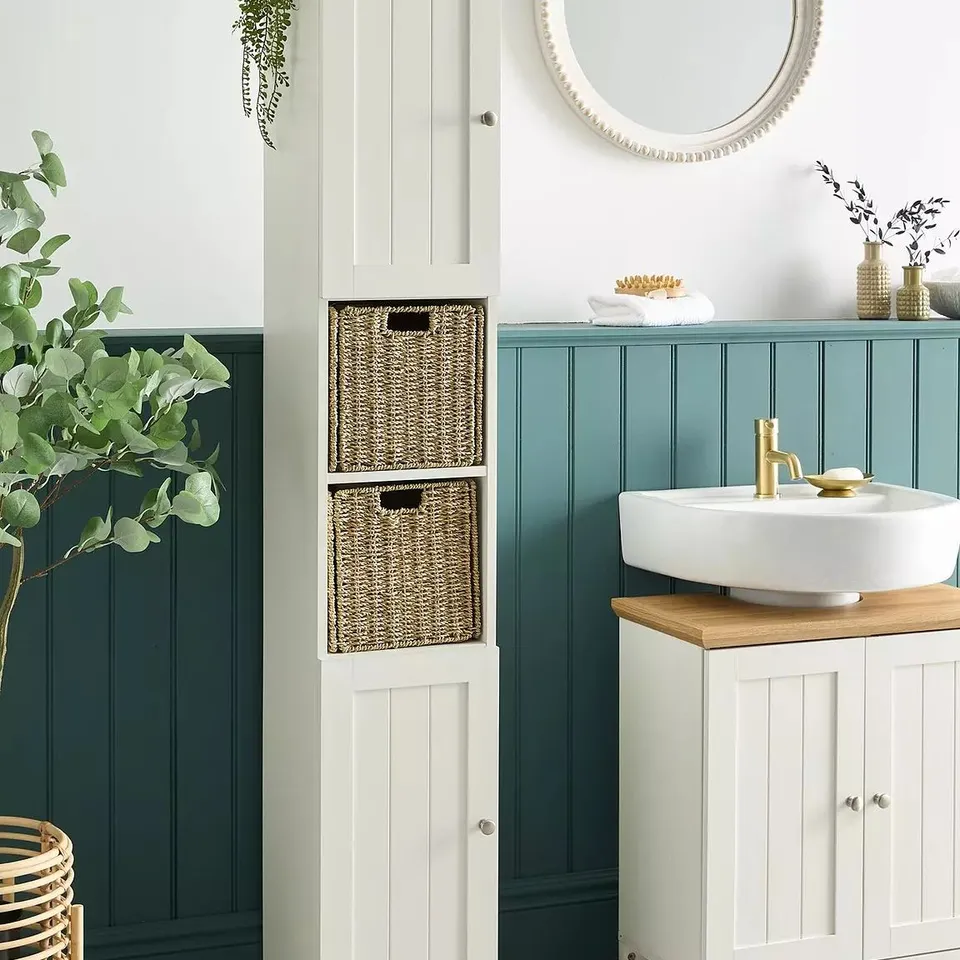 BOXED AMIGO TALL CABINET WITH 2 BASKETS (1 BOX) RRP £139