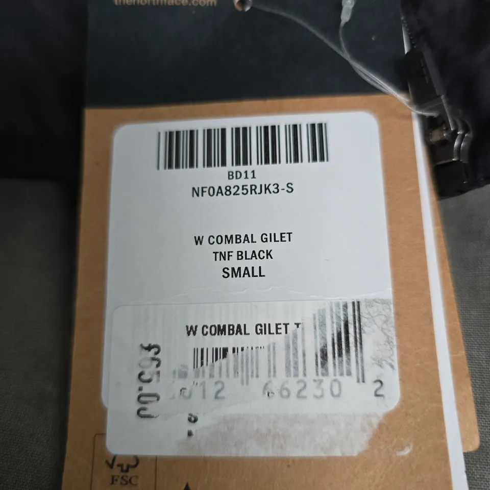 NORTH FACE COMBAT GILET BLACK SMALL
