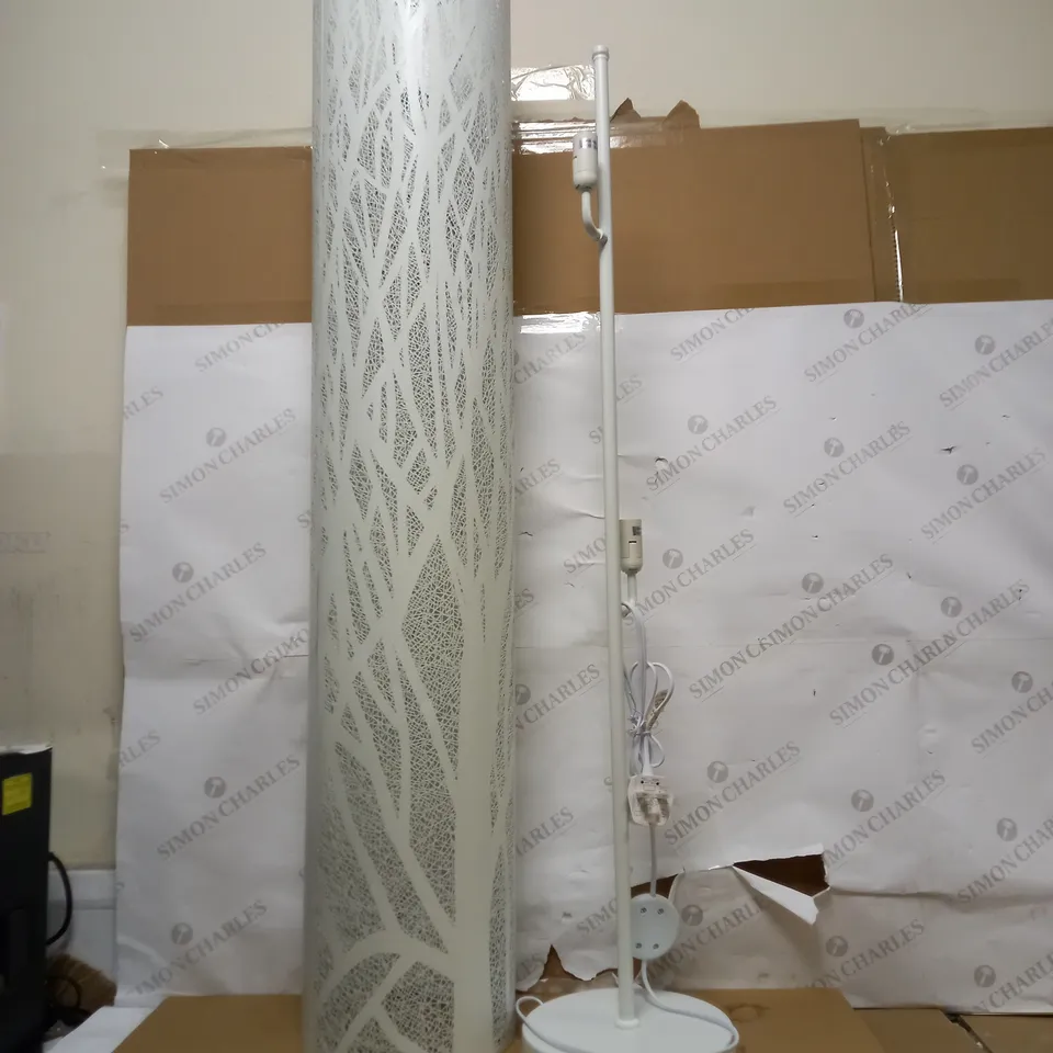 JOHN LEWIS DEVON FLOOR LAMP MATT WHITE FINISH - COLLECTION ONLY