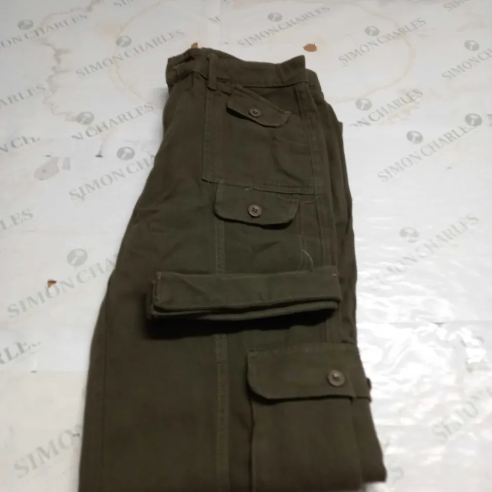 WOMENS UNBRANDED KHAKI JEANS - SIZE L