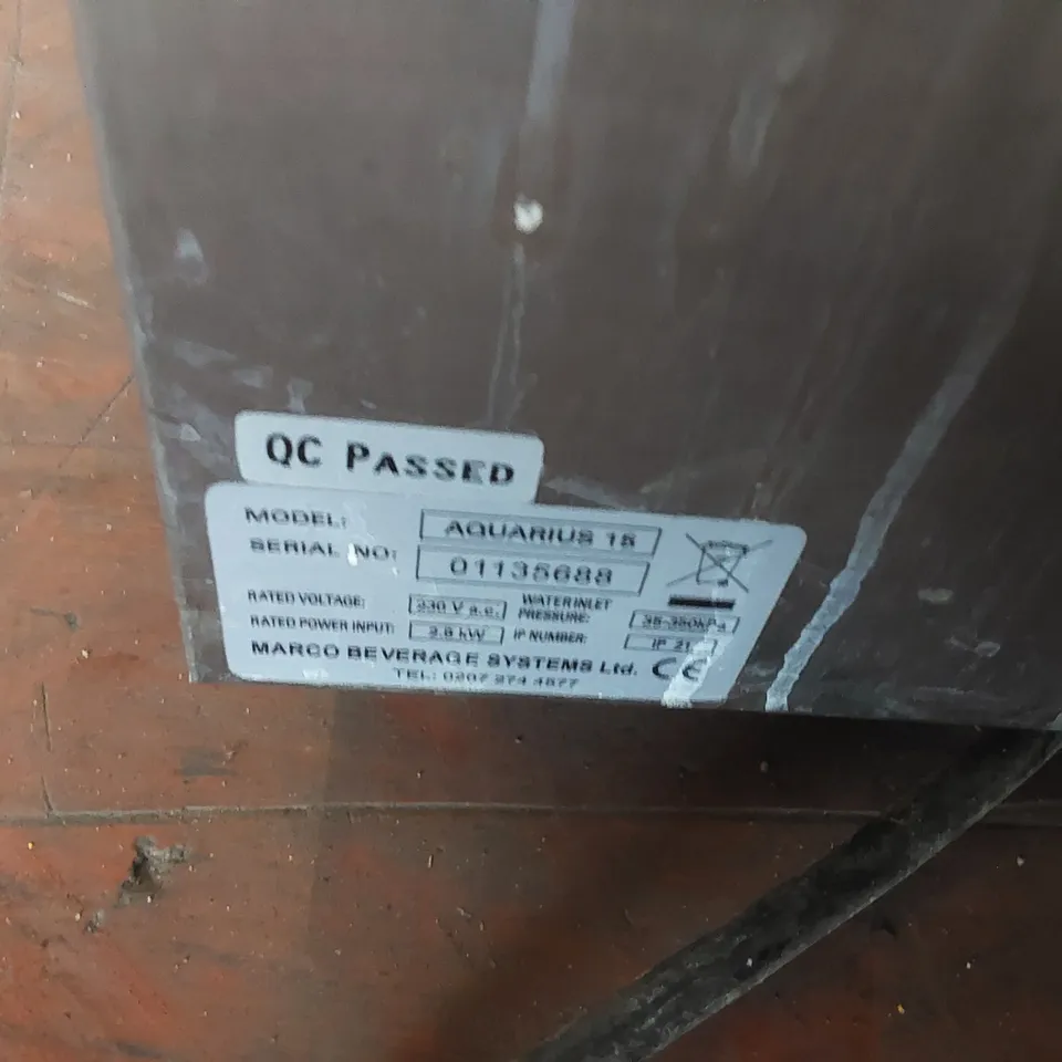 MARCO AQUARIUS 15 COMMERCIAL WATER BOILER