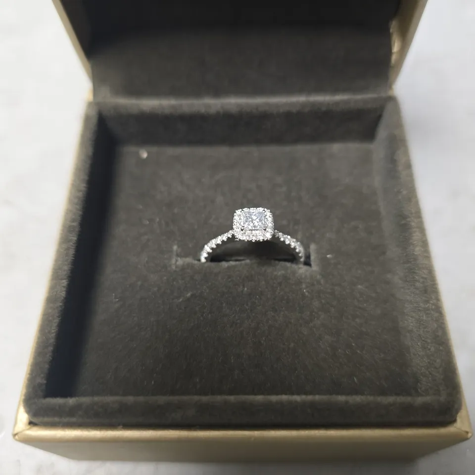 BOXED WARREN JAMES ENGAGEMENT RING 