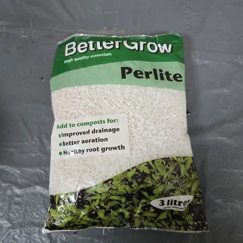 BETTERGROW PERLITE – 3 LITRES BAG FOR GARDENING