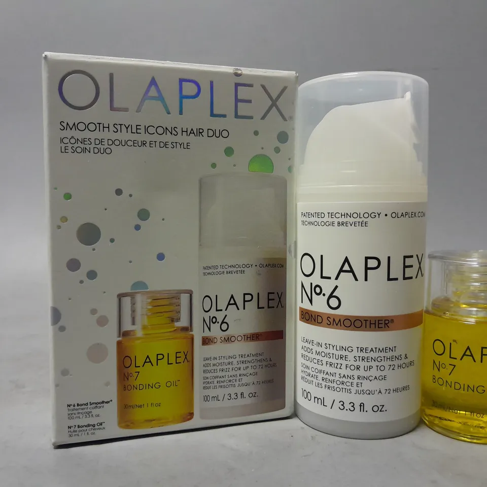 BOXED OLAPLEX SMOOTH STYLE ICONS HAIR DUO