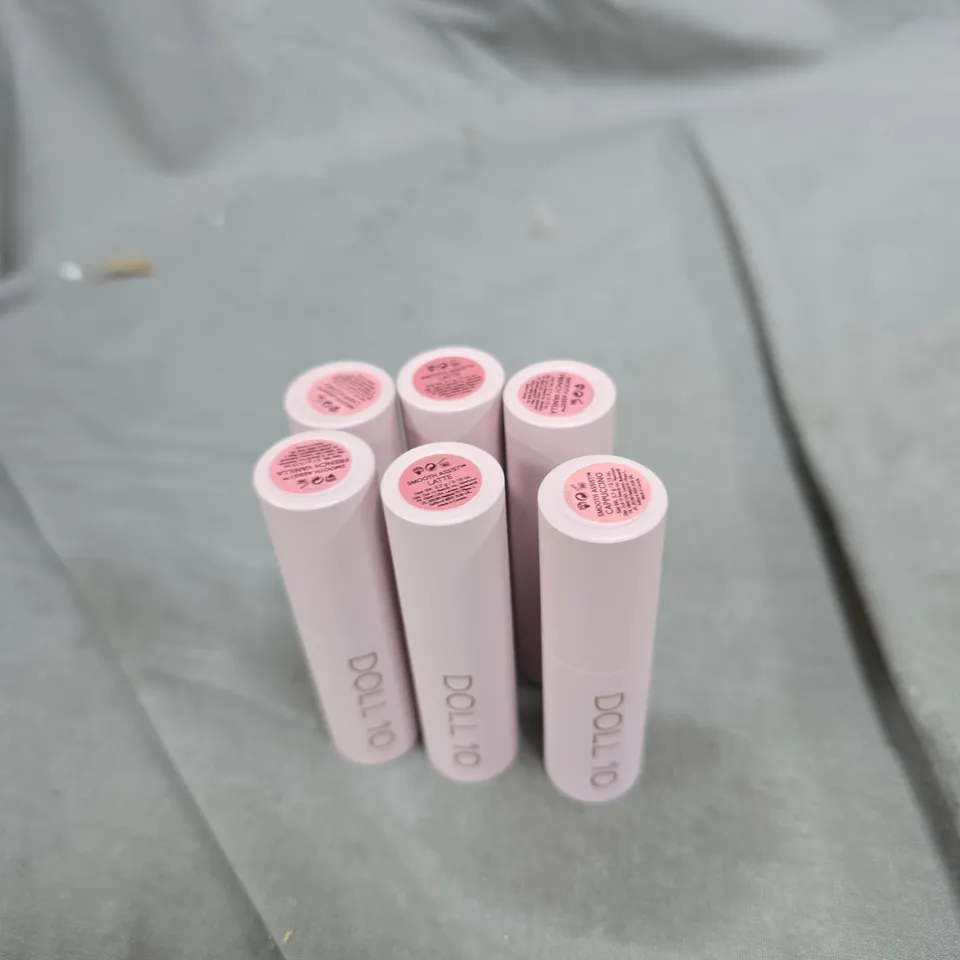 6X DOLL 10 SMOOTH ASSIST LIPSTICKS