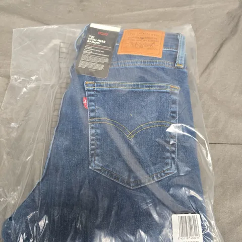 LEVI'S 721 HIGH-RISE SKINNY JEANS – WOMEN'S BLUE DENIM, UK 8 (US 27)