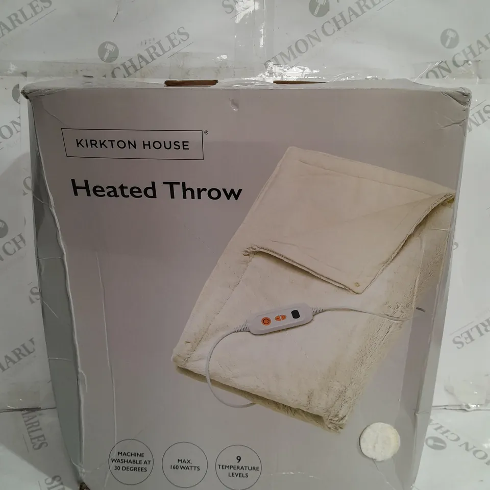 KIRKTON HOUSE HEATED THROW 