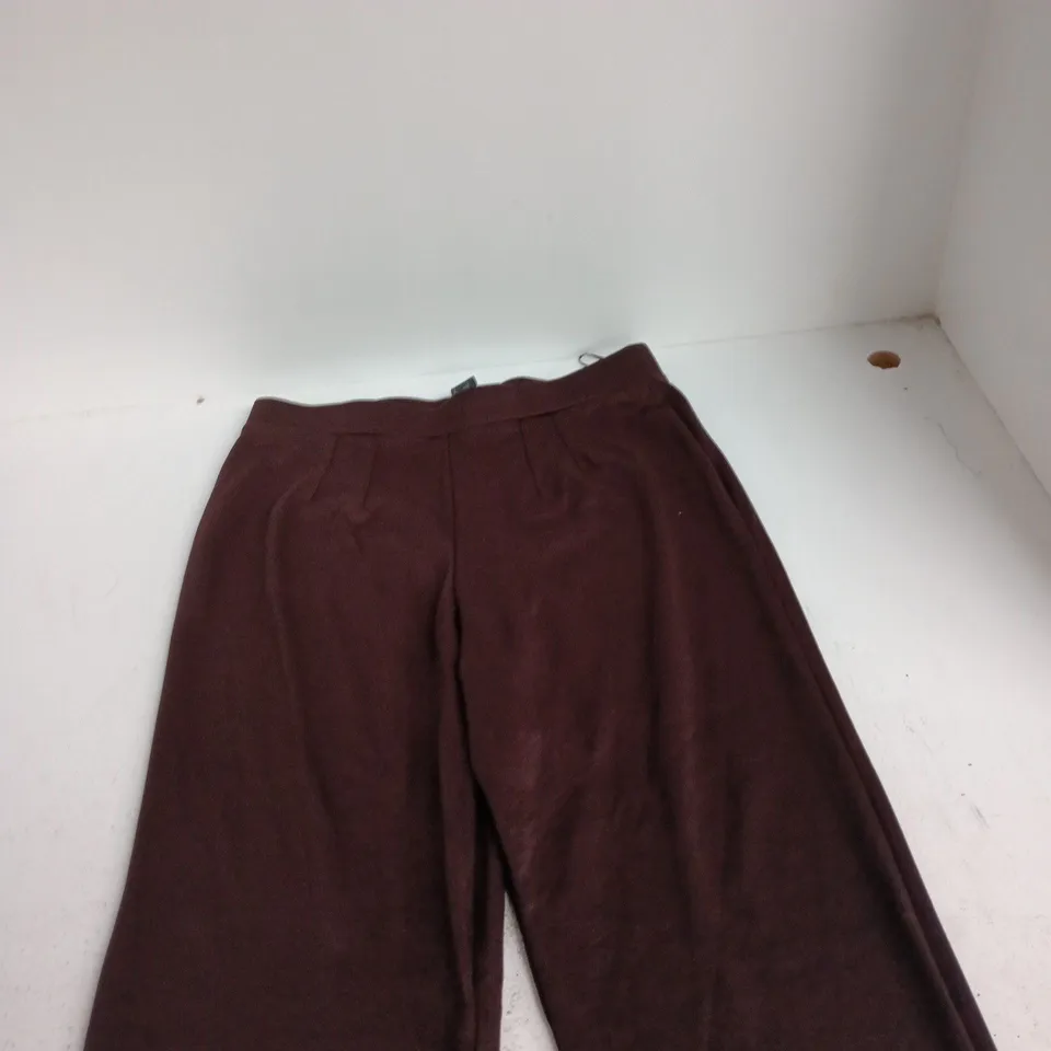 ROMAN PETITE P - STRAIGHT TROUSER, CHOCOLATE, UK SIZE 16
