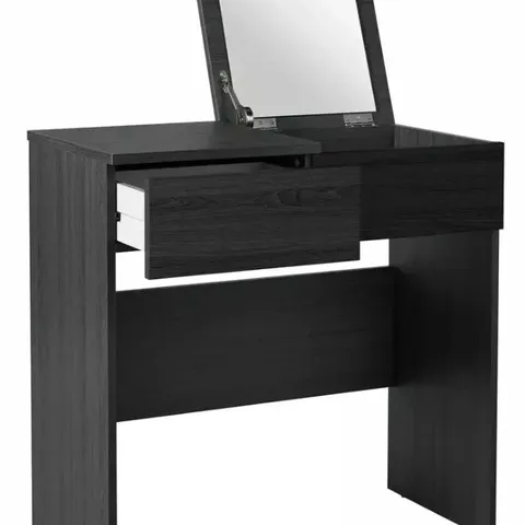 BRAND NEW BOXED MALIBU DRESSER & MIRROR SET - BLACK OAK