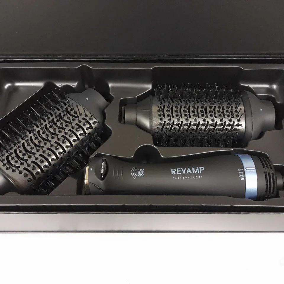 BOXED REVAMP PROGLOSS VOLUME AND STYLE 1000W HOT BRUSH STYLER