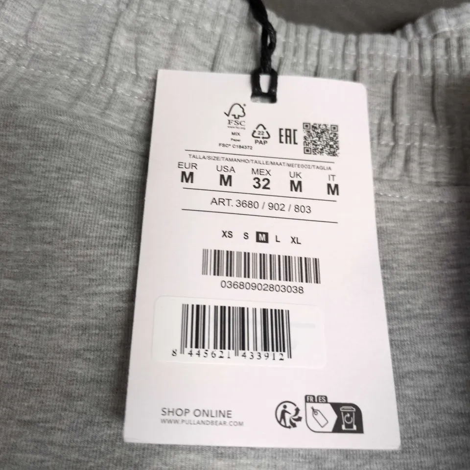 PULL&BEAR GREY TRACKSUIT SET – HOODIE & JOGGERS, UK M