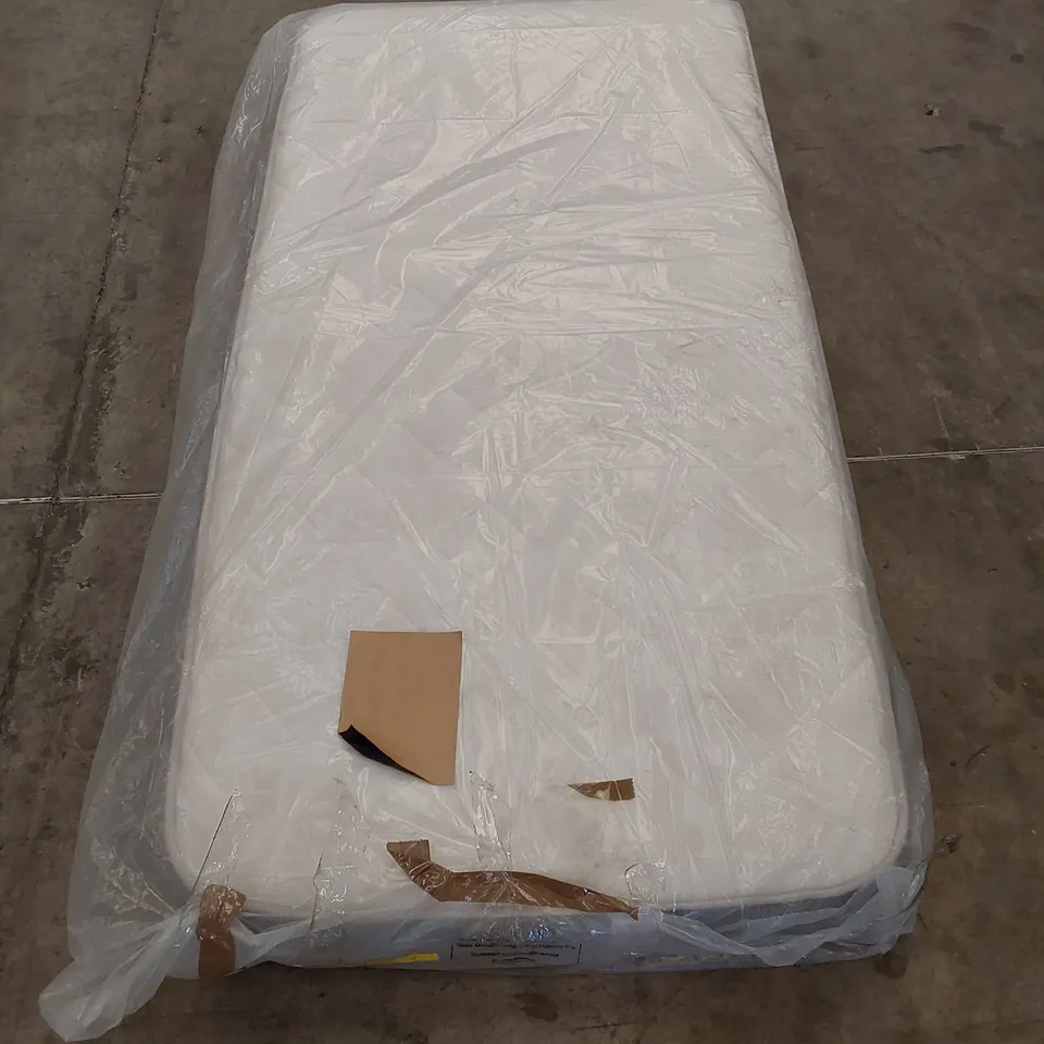 QUALITY BAGGED MEMORY 3' SINGLE FOAM HYBRID OPEN COIL SPRUNG MATTRESS 