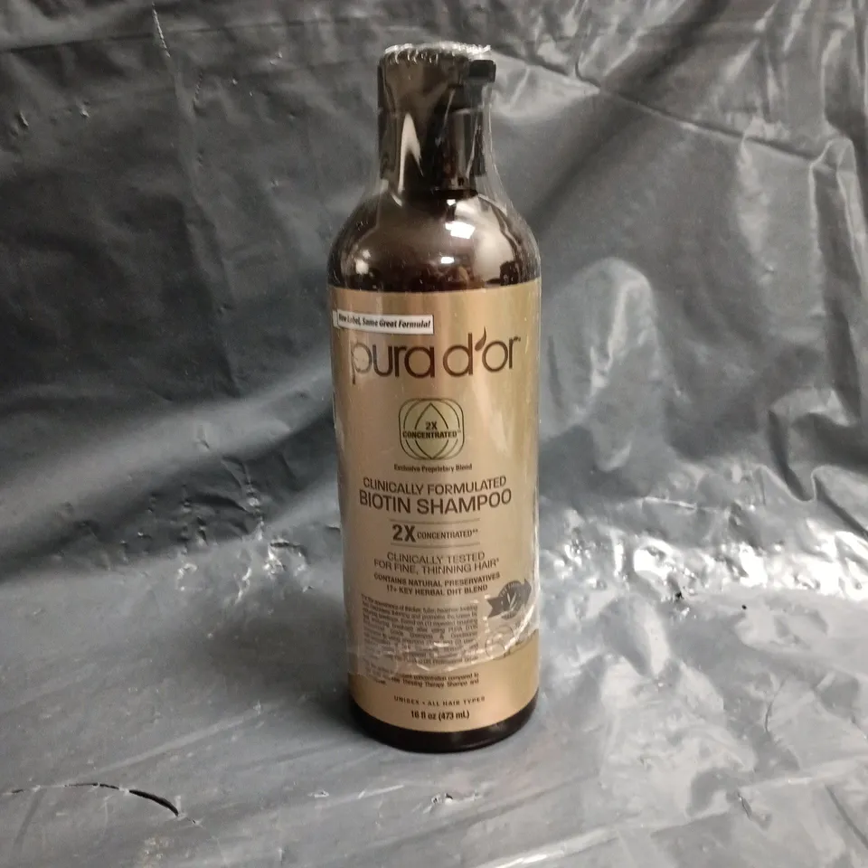 PURA D'OR BIOTIN SHAMPOO – 473 ML (16 FL OZ)