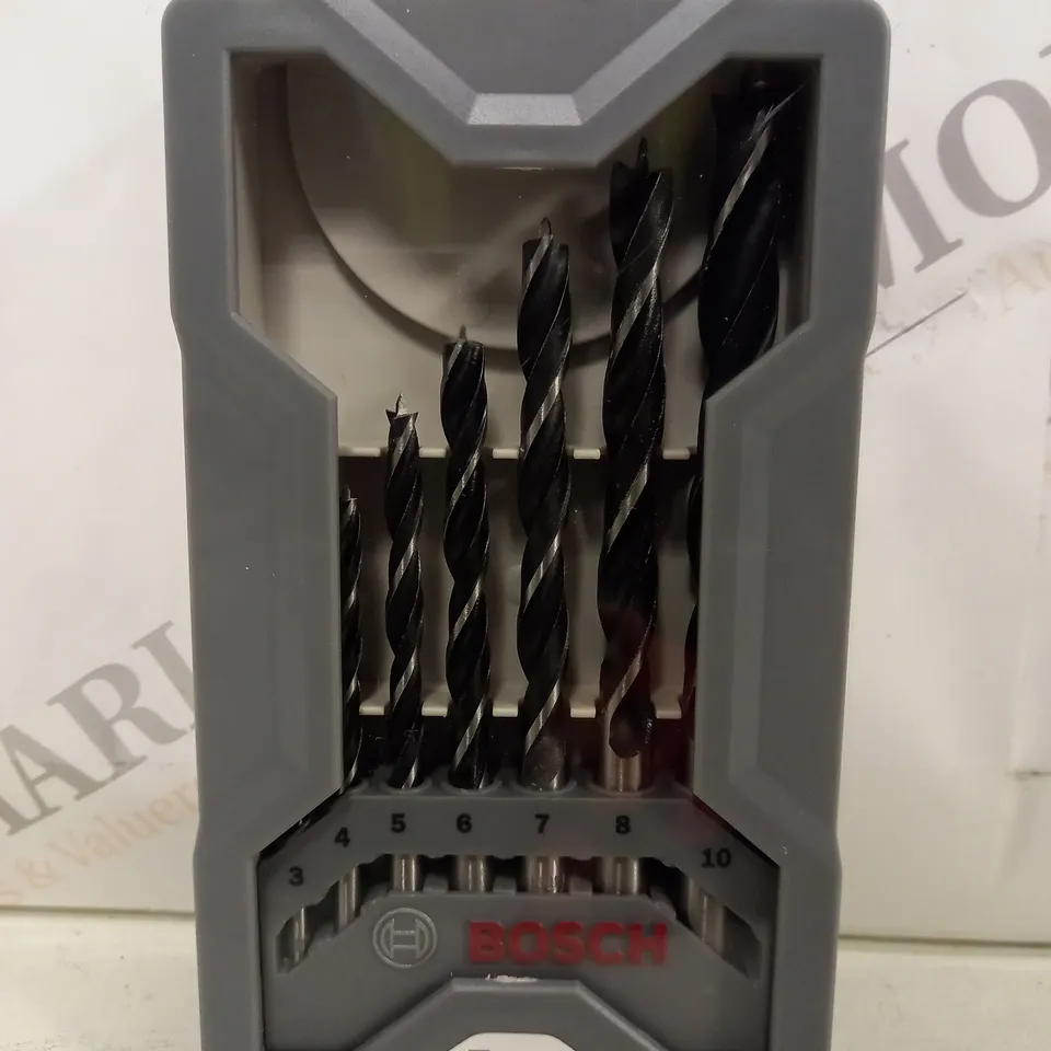 BOSCH 7 PIECE DRILL BIT SET