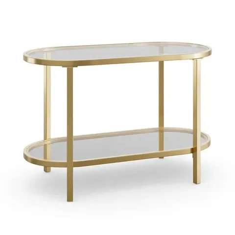BOXED SOFIA LONG SIDE TABLE - BLACK (1 BOX)