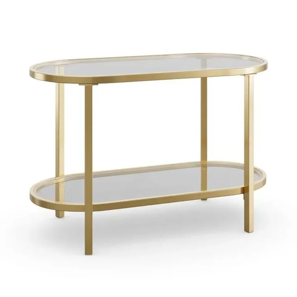 BOXED SOFIA LONG SIDE TABLE - BLACK (1 BOX)