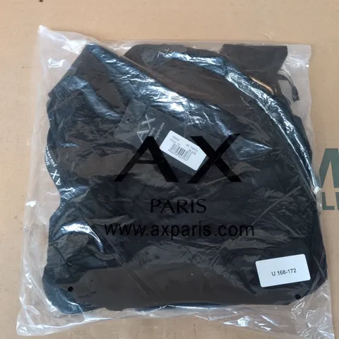 BAGGED AX PARIS HARDWARE DETAIL RUCHED TOP IN BLACK - SIZE 12