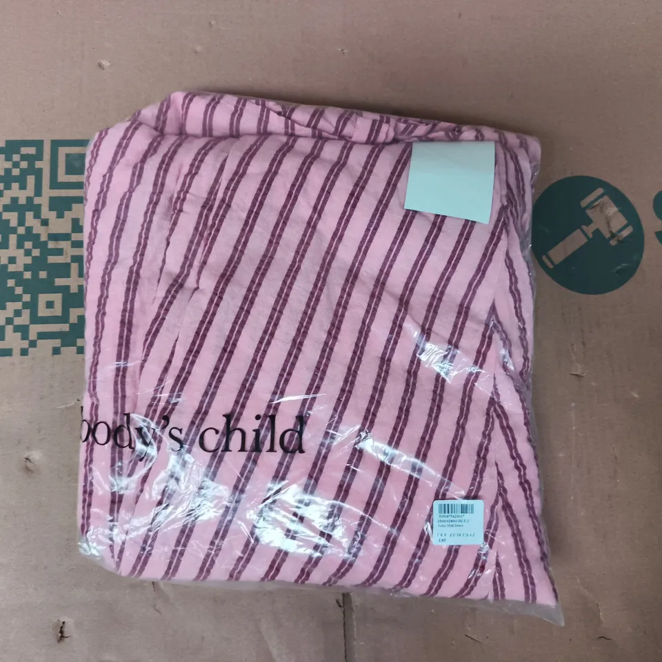 BAGGED NOBODY'S CHILD TALIA MIDI DRESS IN PINK SIZE UNSPECIFIED
