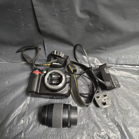 NIKON D5000 DIGITAL SLR WITH 35-80MM AF NIKKOR LENS, CHARGER AND STRAP - COLLECTION ONLY