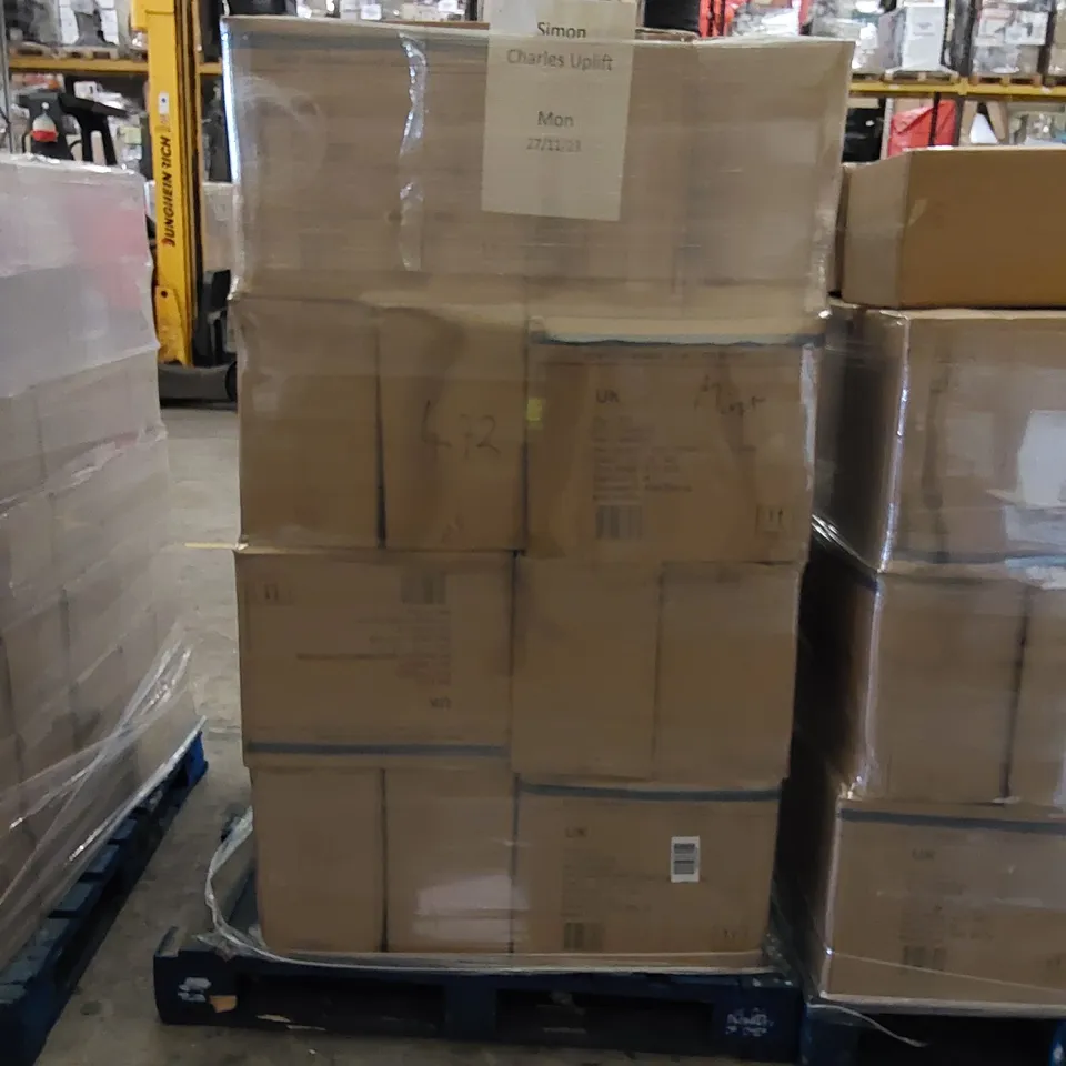 PALLET OF APPROXIMATELY 32 X BOXES OF BRAND NEW GEORGE HOME 500ML MINT CERAMIC CLIP LID CANNISTERS - 24 CANNISTERS/JARS PER BOX