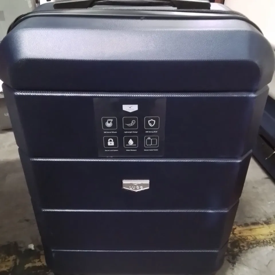 LUGG TRAVEL SUITCASE NAVY BLUE 