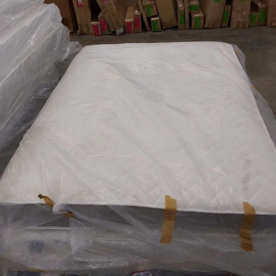QUALITY BAGGED 4'6" ADAMINE SERENITY COIL SPRING MATTRESS