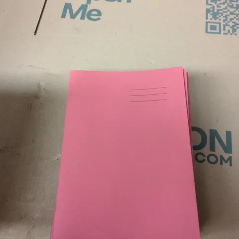 BRAND NEW BOX OF 50 LINED WRITING BOOKS RED (64PAGE)