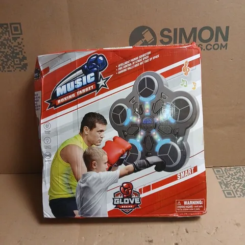 GLOVE BOXING MUSIC BOXING TARGET GAME BOXED