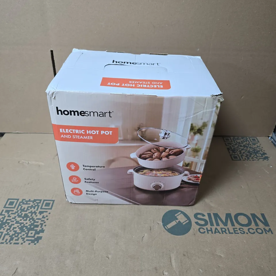 HOMESMART ELECTRIC HOT POT AND STEAMER