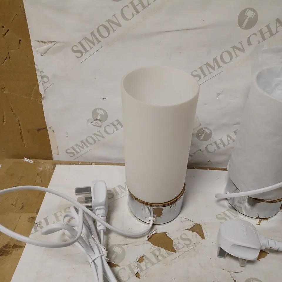 JOHN LEWIS CARA TOUCH LAMP SET OF TWO