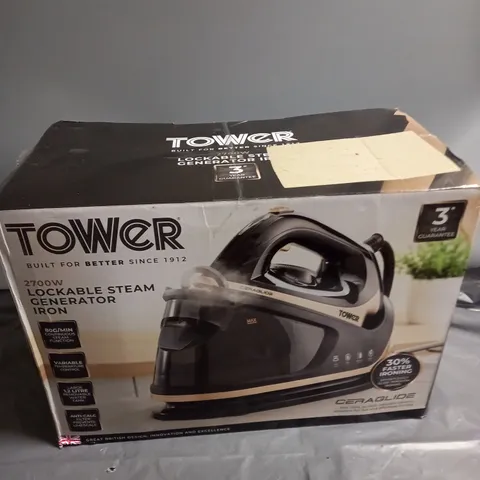 BOXED TOWER LOCKABLE STEAM GENERATOR IRON