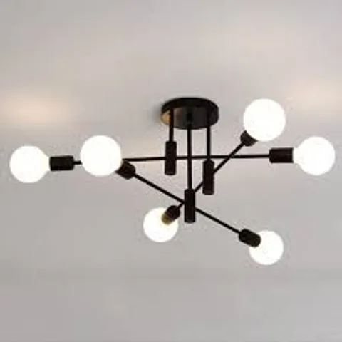 BOXED COBLITZ 6-LIGHT SPUTNIK SEMI FLUSH MOUNT (1 BOX)