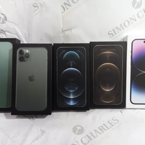BOX OF APPROX 30 ASSORTED APPLE IPHONE CASES