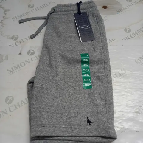 JACK WILLS FLEECED SHORTS IN GREY SIZE 11-12 YEARS
