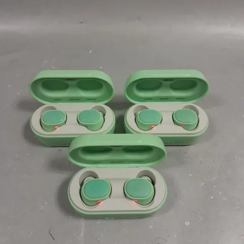 3 X SKULLCANDY SESH EVO WIRELESS EARPHONES 