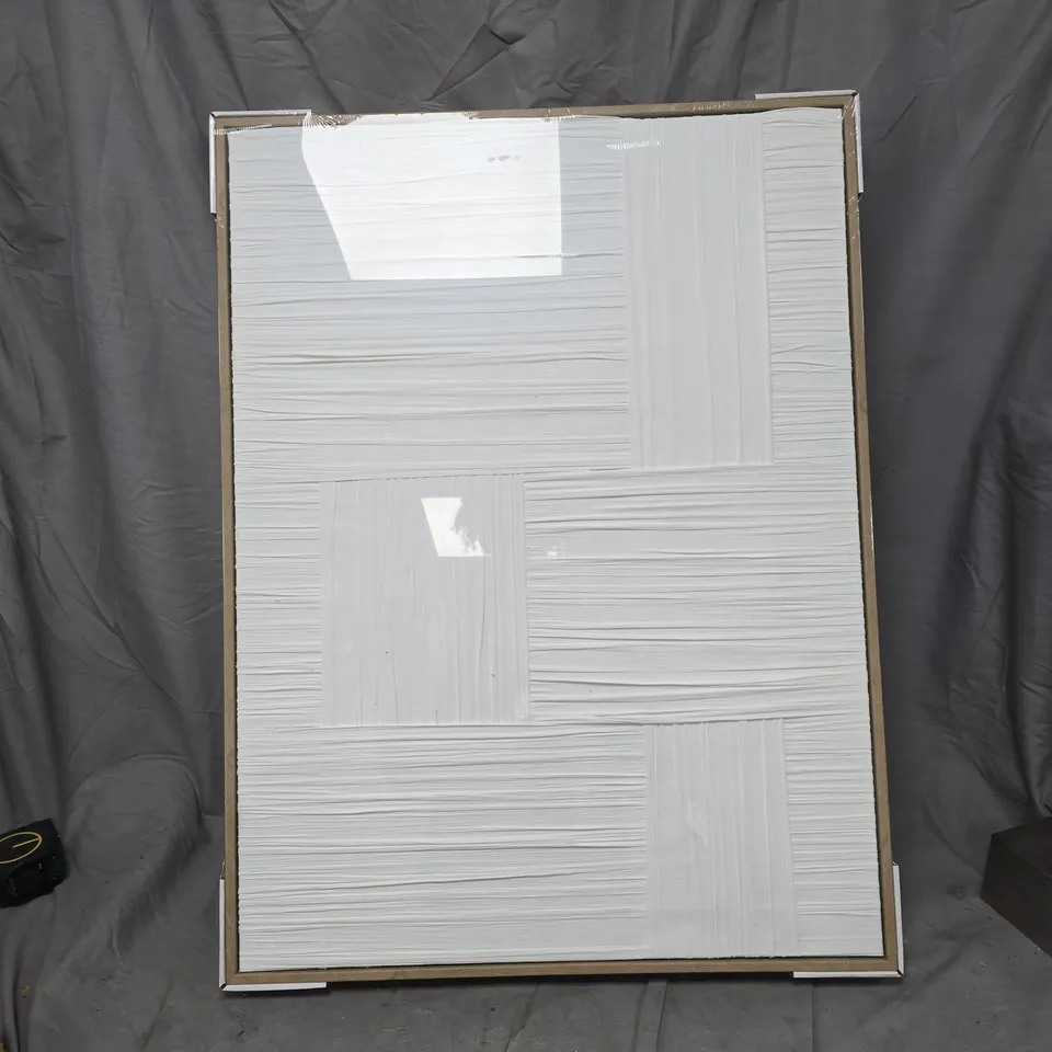 2X FABRIC CANVAS WALL ART