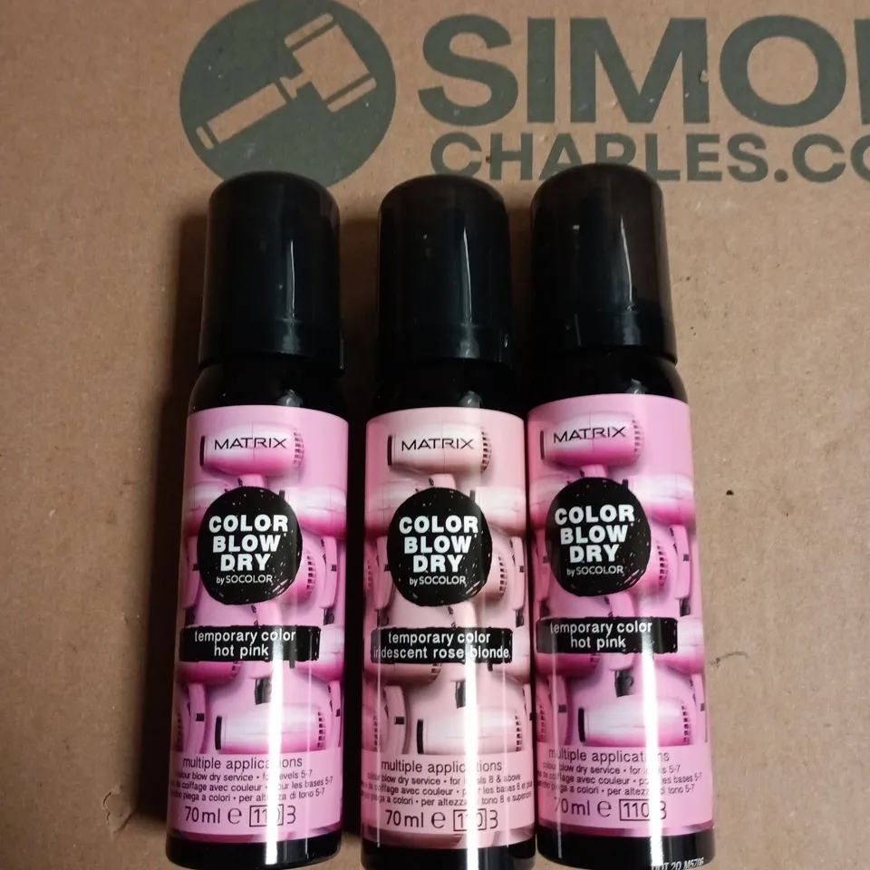 BOX OF APPROXIMATELY 20 ASSORTED MATRIX BLOW DRY TEMP COLOUR