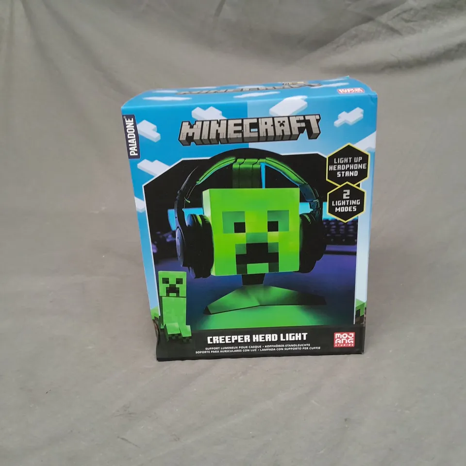 BOXED MINECRAFT CREEPER HEAD LIGHT