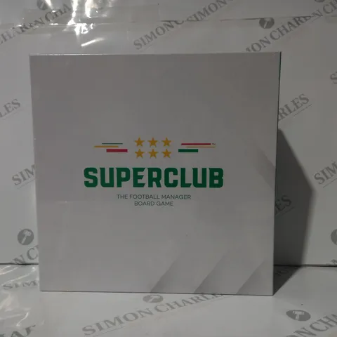 BOXED SUPERCLUB FOOTBALL MANAGER BOARD GAME