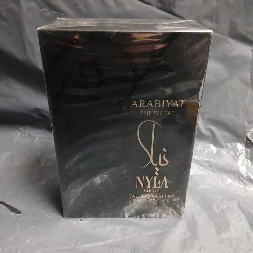 BOXED AND SEALED ARABIYAT PRESTIGE NYLA SUEDE EAU DE PARFUM 80ML