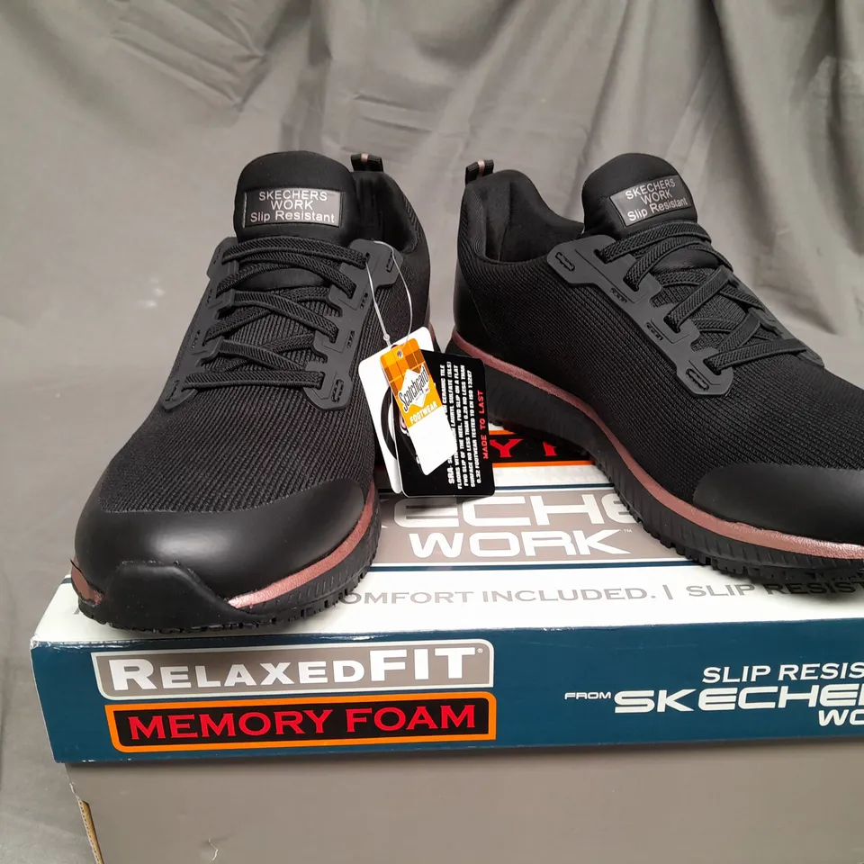 SKETCH SQUAD  WORK TRAINER BLACK SIZE 5