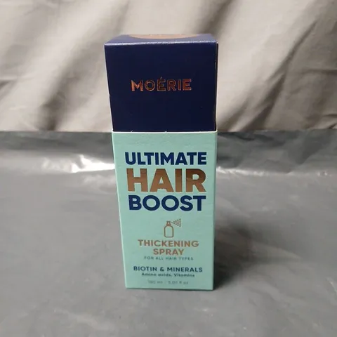MOERIE ULTIMATE HAIR BOOST THICKENING SPRAY – 150 ML. SEALED