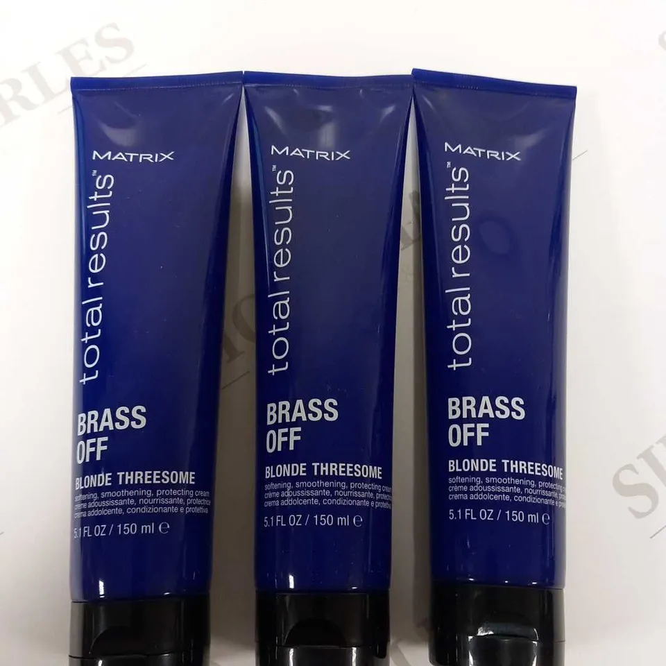 APPROXIMATELY 6 MATRIX BRASS OFF LEAVE IN CONDITIONER 150ML