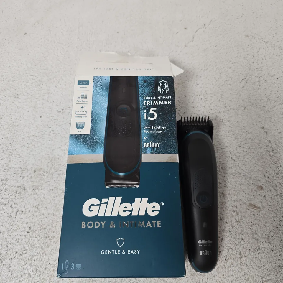 GILLETTE BODY & INTIMATE TRIMMER I5 – BOXED