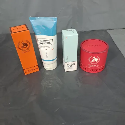 BOX OF APPROX 12 ASSORTED KOREAN SKINCARE PRODUCTS TO INCLUDE - GUERISSON RED GINSENG CREAM - MORMAL NO MORE BLUE THERAPY ANTI-REDNESS AMPOULE - GUERISSON 9 COMPLEX ESSENCE