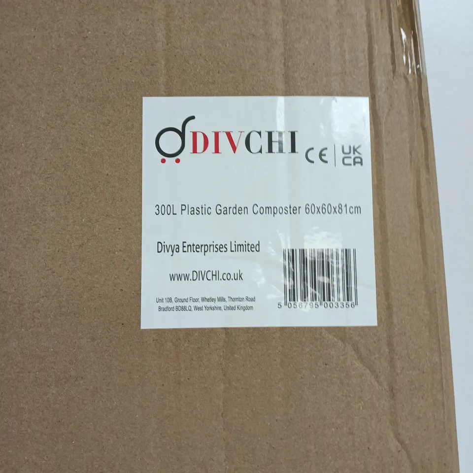 DIVCHI 300L PLASTIC GARDEN COMPOSTER