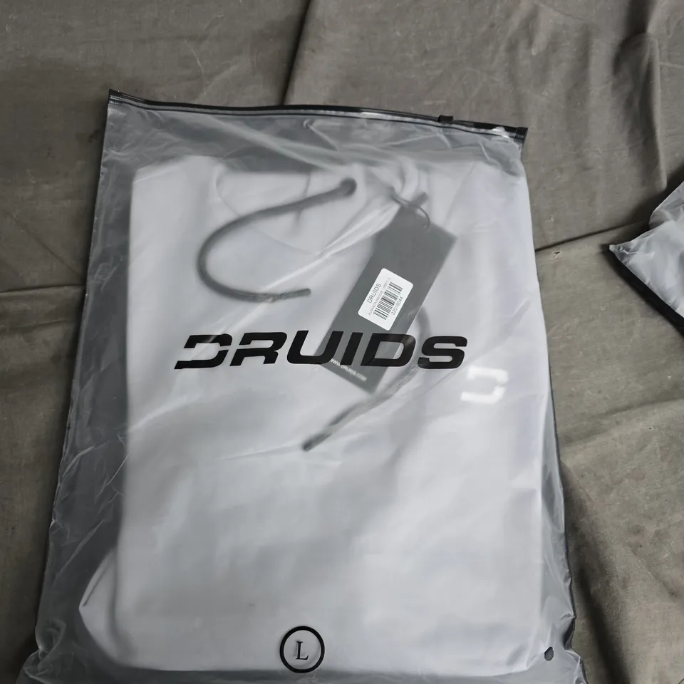 DRUIDS AUGUSTA HOODIE – GREY, SIZE L